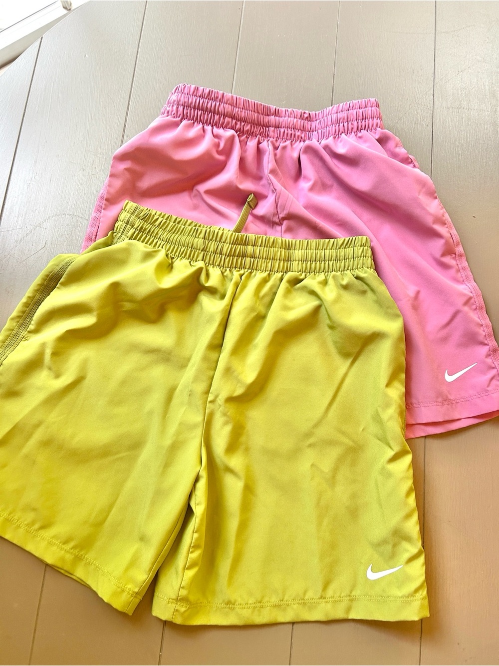Two pair bundle Nike dri-fit woven shorts